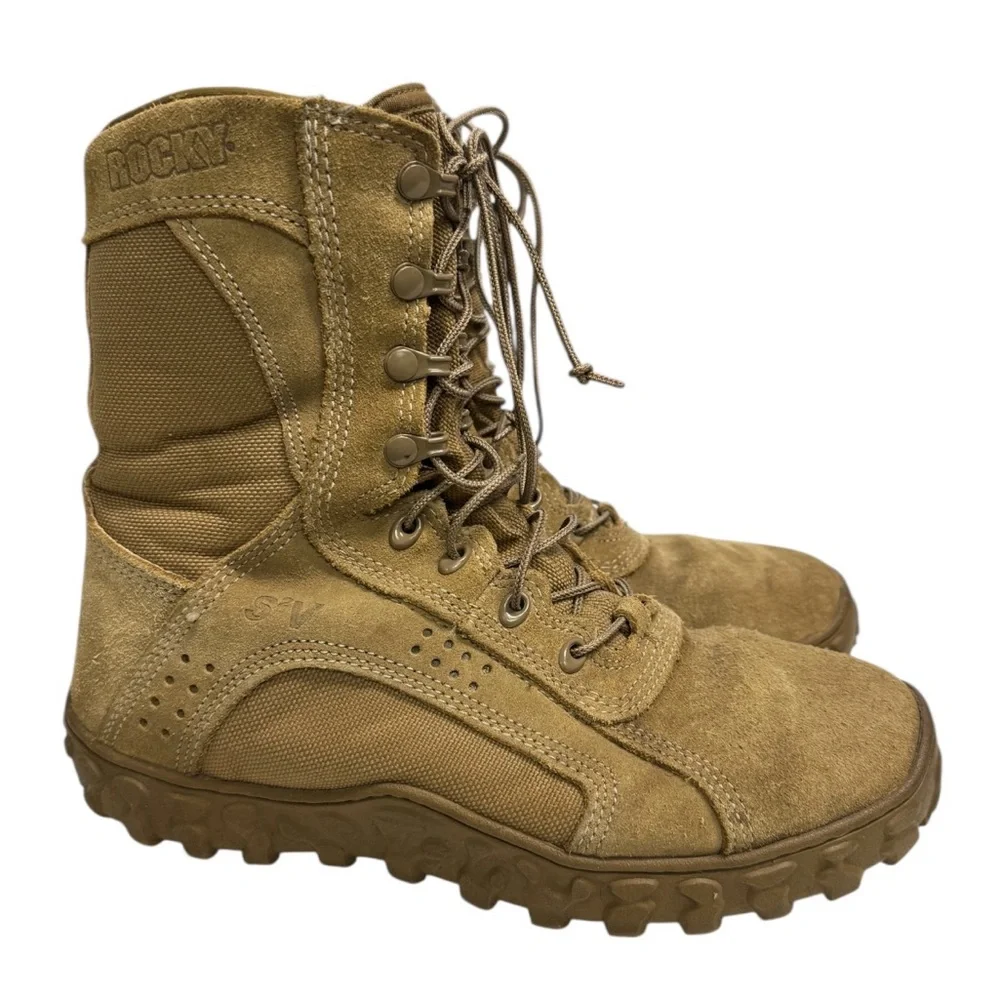 Rocky Men's SV2  Brown Tactical Boots Size 10.5W